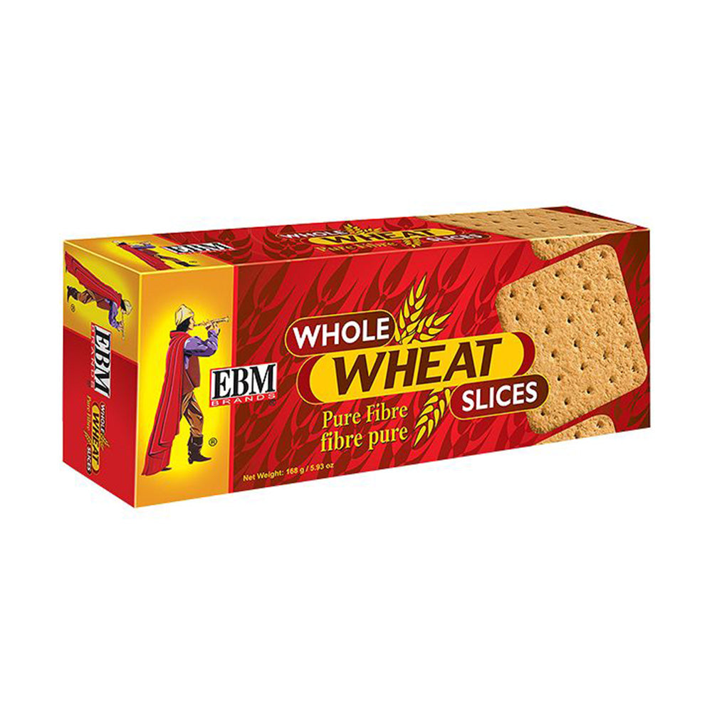 EBM Whole Grain Biscuit Slices 168g